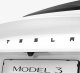 Dekielek Spigen Spigen Tesla Rear Emblem Logo Full Cover, black - Tesla Model 3 2024 2