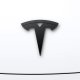 Dekielek Spigen Spigen Tesla Front Emblem Logo Full Cover, black - Tesla Model 3 2024 2