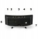 ZEGAR ELEKTRONICZNY MIRROR CLK-03 BIAŁE CYFRY 10