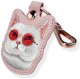 Etui na lokalizator / brelok Nimmy       Glasses Cool Cat różowy 4
