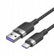 Kabel USB 2.0 A do USB-C 6A Vention CTOBF 1M (czarny) 1