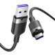 Kabel USB 2.0 A do USB-C 6A Vention CTOBF 1M (czarny) 2
