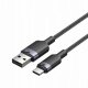 Kabel USB 2.0 A do USB-C 3A Vention CTNBH 2M (czarny) 1