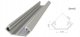 AL12-GLC1-AS-3000: Narożny profil ALU anoda srebrny 3030mm CORNER anoda silver 3