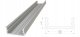 AL12-GLS1-AS-1000: Nawierzchniowy profil ALU anoda srebrny 6x16mm 1000mm SURFACE anoda silver 4