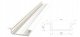 AL12-GLG1-LW-3000: Wpuszczany profil ALU biały lakier 5x16mm 3030mm GROOVE white lacquer 1