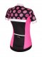 Damska koszulka rowerowa zeroRH+ Preppy W BLACK/FLUO PINK/WHITE - L 2