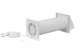 Wall-mounted recuperator EUROPLAST E-Extra, D125mm with cable and switch, EER125WP 1