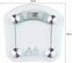 Waga łazienkowa elektroniczna 180kg szklana lcd analityczna przezroczysta 7