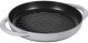 Patelnia grillowa STAUB 22 cm żeliwna okrągła uchwyty grafitowa 1