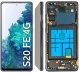 WYŚWIETLACZ EKRAN LCD DO SAMSUNG GALAXY S20 FE 4G INCELL RAMKA GRANATOWA 1