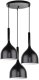 Lampa sufitowa metalowa klosz wisząca AT19-3SZ-Black 1