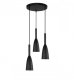Lampa sufitowa metalowa klosz wisząca AT22-3SZ-Black 1