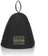 SAUNA HAT BLACK WOOL RSH-04-B 1