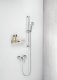 Shower set ORAS LINEA, stand, hose 150 cm, 3-jet shower head, chrome color. 2