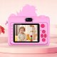 Aparat Cyfrowy 40mp Kamera Hd Obiektyw Selfie Dla Dziecka Gry Mp3 / Xrec H05 / Różowy Jednorożec 9