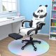 Fotel gamingowy obrotowy PANDA z podnóżkiem i z masażerem KIDS ZONE KO34 1