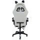 Fotel gamingowy obrotowy PANDA z podnóżkiem i z masażerem KIDS ZONE KO34 3
