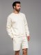 Zestaw dresowy dla par UNISEX bluza + szorty - kremowy V2 Z108 XL/XXL 5