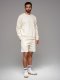 Zestaw dresowy dla par UNISEX bluza + szorty - kremowy V2 Z108 XS/S 3