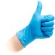 VELO NITRILE BLUE  XS Rękawice nitrylowe zabiegowe bezpudrowe, niebieskie, 100 szt. 5