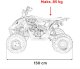 Quad Spalinowy DESERT STORM LIFT 125cc niebieski EDUKAMP 26