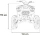 Pojazd Quad Spalinowy 200CC MONSTER Pomarańczowy EDUKAMP 29