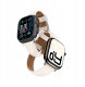 Skórzany pasek AMAZINGTHING Class Band do Apple Watch 45 / 46 / 49 mm - jasnobeżowy 1