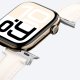 Skórzany pasek AMAZINGTHING Class Band do Apple Watch 45 / 46 / 49 mm - jasnobeżowy 7