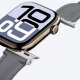 Skórzany pasek AMAZINGTHING Class Band do Apple Watch 45 / 46 / 49 mm - szary 7