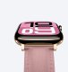 Skórzany pasek AMAZINGTHING Class Band do Apple Watch 45 / 46 / 49 mm - różowy 5