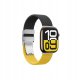 Zestaw 2 pasków AMAZINGTHING Blend Band do Apple Watch 45 / 46 / 49 mm - żółto-czarny / czarny 7