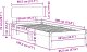 vidaXL Rama łóżka z zagłówkiem biała 90x190 cm z litego drewna sosnowego (872129) 10