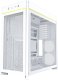 Montech HS01 PC-Gehäuse, Midi-Tower, ATX, aRGB, Tempered Glass - weiß 1