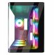 Rampage Loopy Obudowa PC akwarium 7x wentylator ARGB Infinity HUB czarna 3