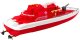 Łódź Motorówka Zdalnie Sterowana RC 1:28 Ratunkowa Czerwona LEAN Toys 3