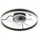 Wentylator Lamkur Apollo 49915 plafon wentylator lampa sufitowa 1x38W LED 3000K 4000 lm czarny 1
