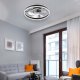 Wentylator Lamkur Apollo 49915 plafon wentylator lampa sufitowa 1x38W LED 3000K 4000 lm czarny 3