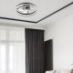 Wentylator Lamkur Apollo 49915 plafon wentylator lampa sufitowa 1x38W LED 3000K 4000 lm czarny 5