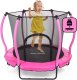 Trampolina ogrodowa Meteor TRP-70 z siatką wewnętrzną 4.5 FT 140 cm 5