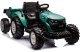 Traktor Na Akumulator HC-306 Z Przyczepą Ciemno Zielony 24V 1