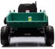 Traktor Na Akumulator HC-306 Z Przyczepą Ciemno Zielony 24V 6