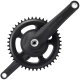 Mechanizm korbowy X-line PRO, mocowanie kwadrat, 170 mm, 44 zębów, czarny 1
