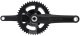 Mechanizm korbowy X-line PRO, mocowanie kwadrat, 170 mm, 44 zębów, czarny 3