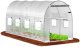 Tunel ogrodowy foliowy biały szklarnia folia 6x3x2m 18m 3