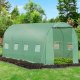 Tunel ogrodowy foliowy szklarnia folia 6x3x2m 18m zielony 14