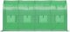 Tunel ogrodowy foliowy szklarnia folia 6x3x2m 18m zielony 7