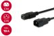 Equip Kaltgeräteverl.-Kabel IEC C14 -> IEC C13 St/Bu 3m sw Polybeutel 4