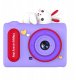 Aparat Cyfrowy 40mp Kamera Hd Obiektyw Selfie Dla Dziecka Gry Mp3 / Xrec H05 / Fioletowy Królik 4