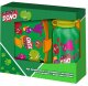 Zestaw Bidon aluminiowy + śniadaniówka Crazy Dino KL10834 Kids Euroswan 1